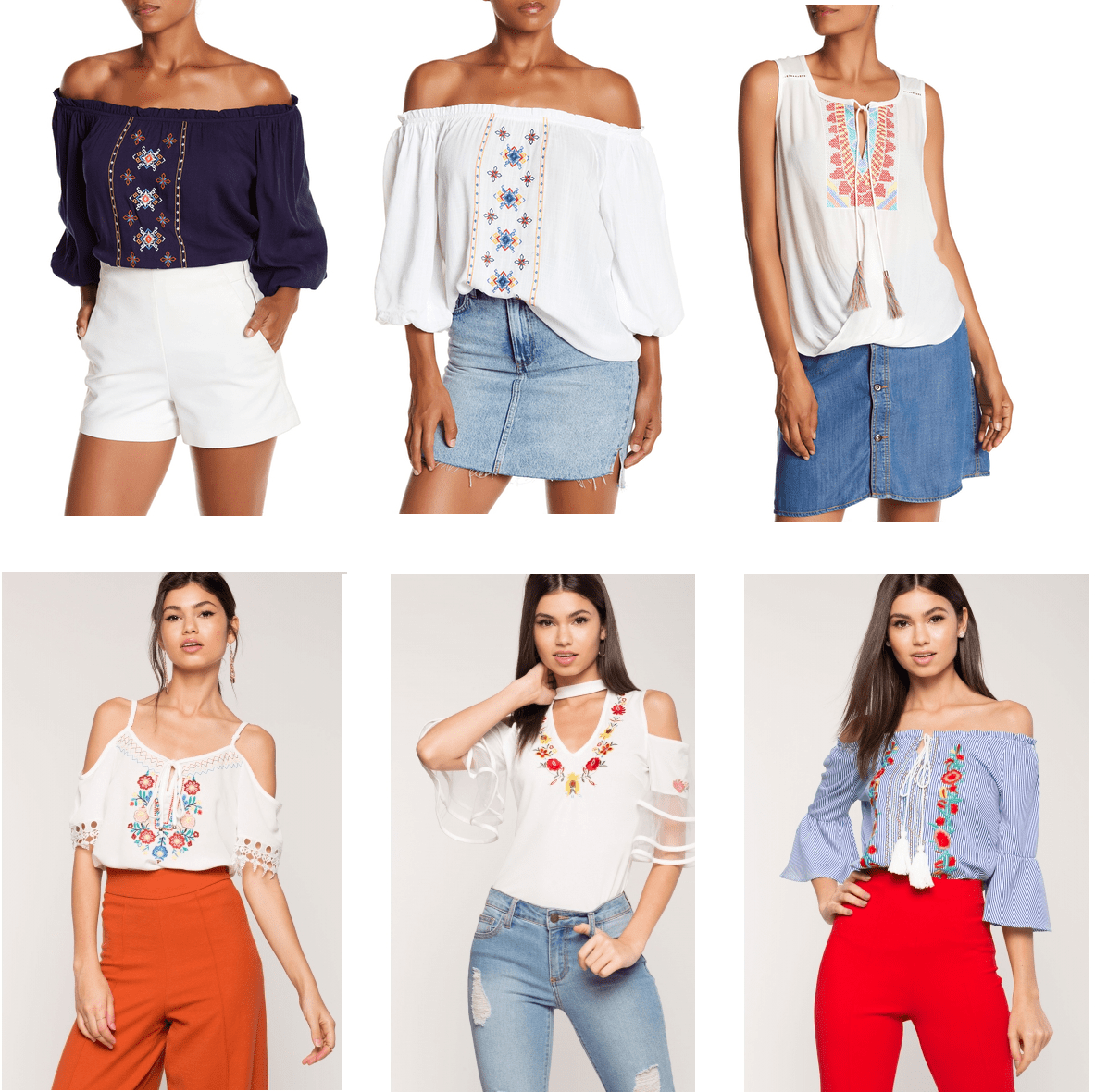 Modele de bluze brodate gen ii nationale stilizate de la Mycloset.ro